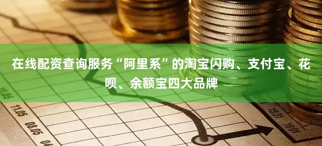 在线配资查询服务“阿里系”的淘宝闪购、支付宝、花呗、余额宝四大品牌
